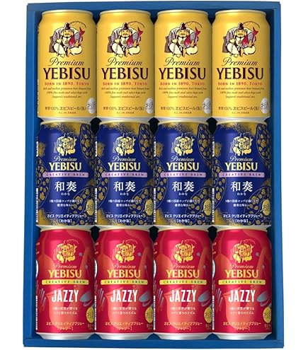 Amazon.co.jp: ヱビスビール飲み比べ6種12本セット : 食品・飲料・お酒